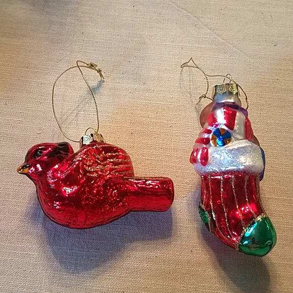 Vintage Glass Ornaments - Picture 2 of 2